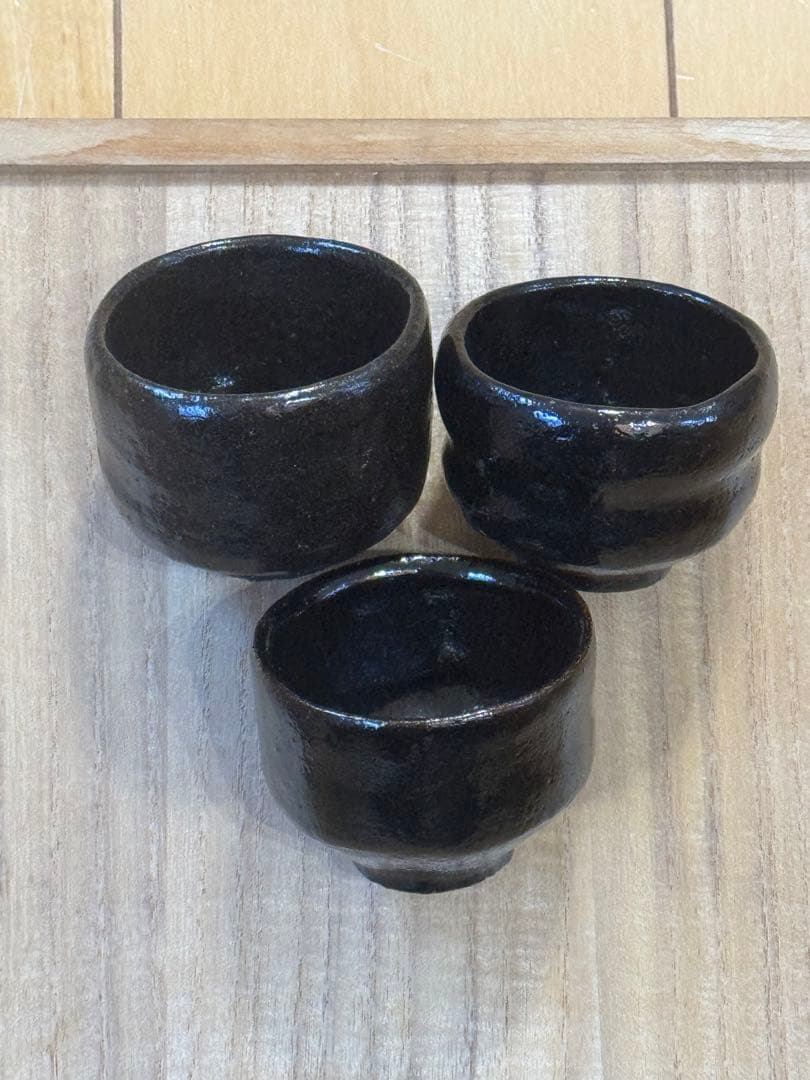 伊東桂楽　長次郎写　利休七種茶碗