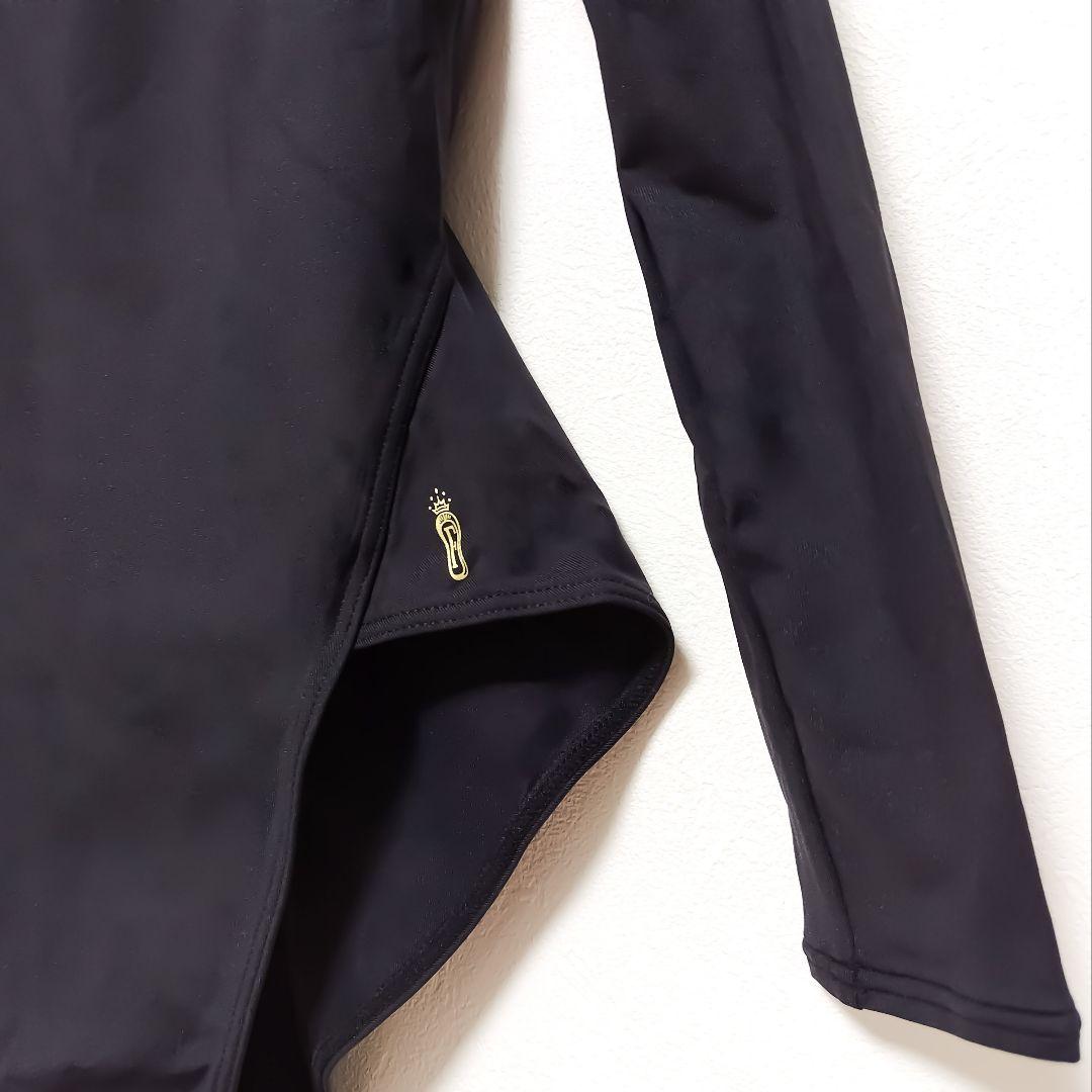 M フリード チャコット 長袖 レオタード 黒 ＊ バレエ 社交ダンス