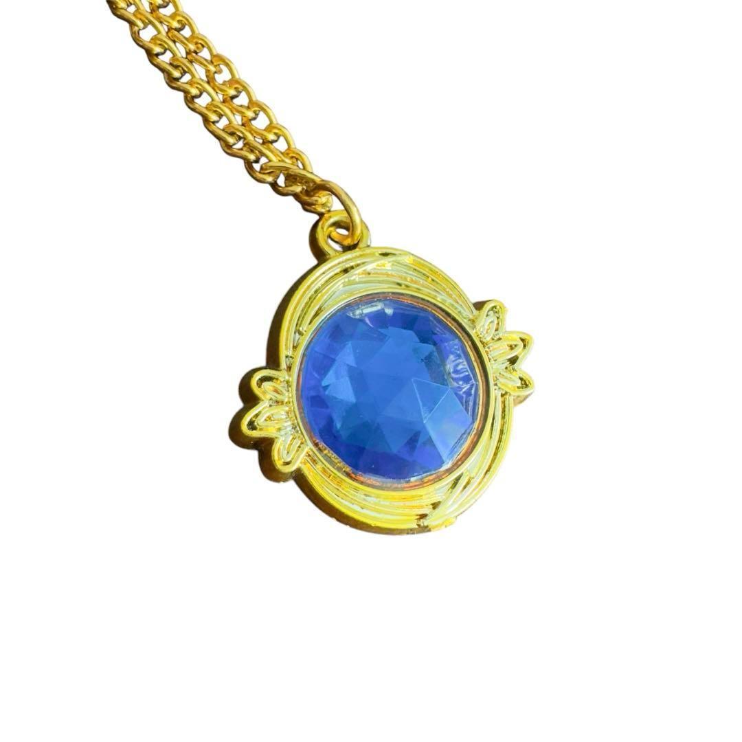 【平成レトロ】1990年代　セボンスター　ブルー　ネックレス　デッドストック