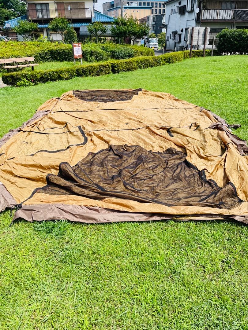 美品スノーピーク　エルフィールドテント　インナーマットシート付き　(ペグ無し)