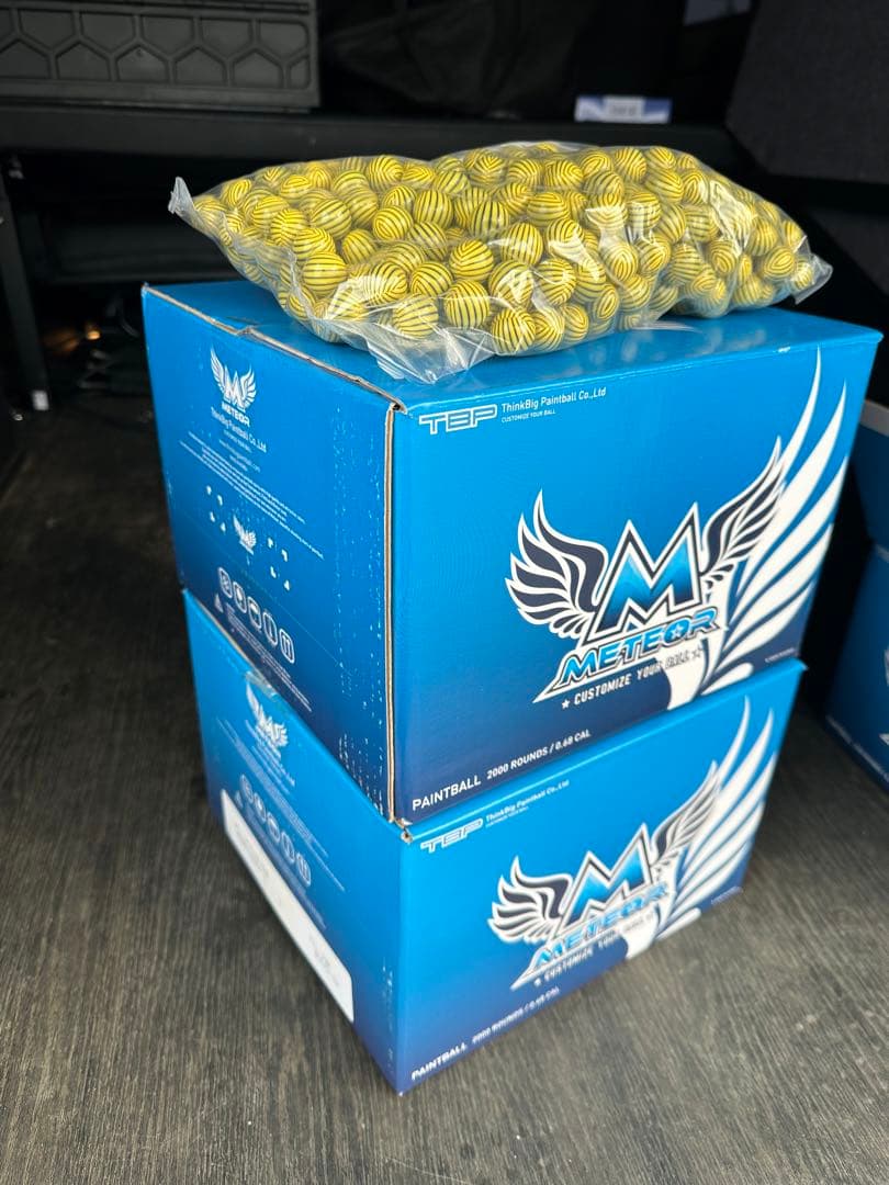 ペイントボール　２箱セット　(一箱2,000発、合計4,000発)