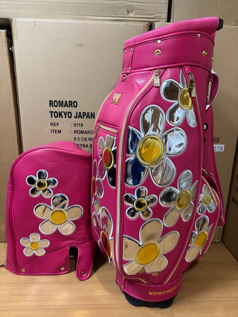 WINWIN STYLE ウィンウィン スタイル キャディバッグ ローズ