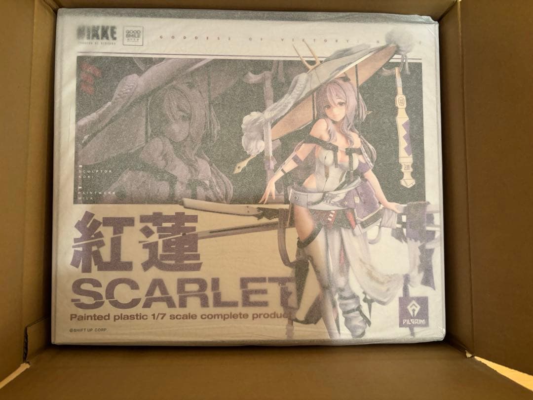 勝利の女神NIKKE メガニケ　紅蓮フィギュア　1/7 特典付き