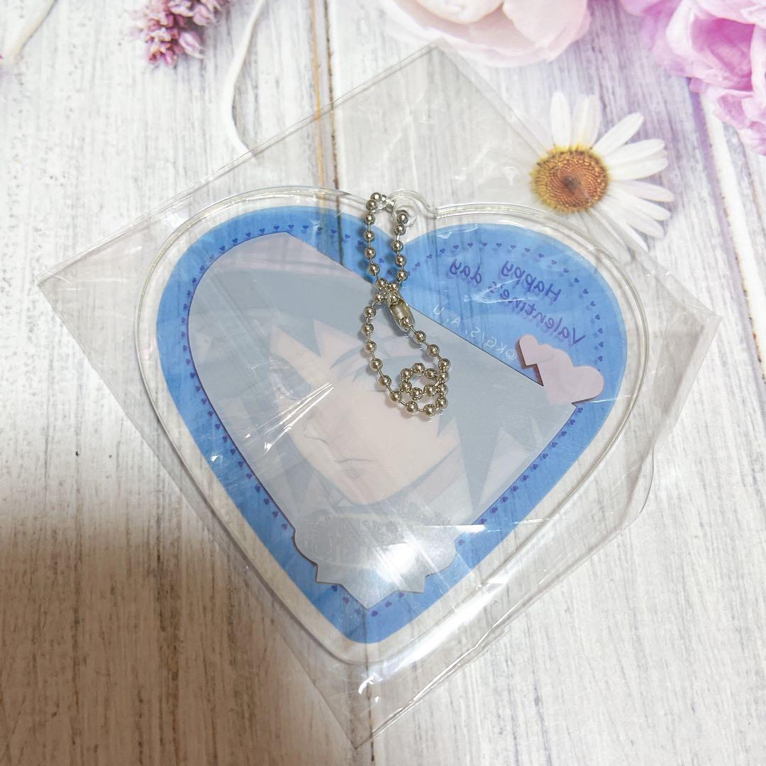 鬼滅の刃 キメツ学園 冨岡義勇 ハート型 アクリルキーホルダー アクキー