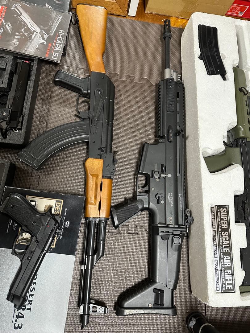 倉庫整理品 エアガンセット 未確認