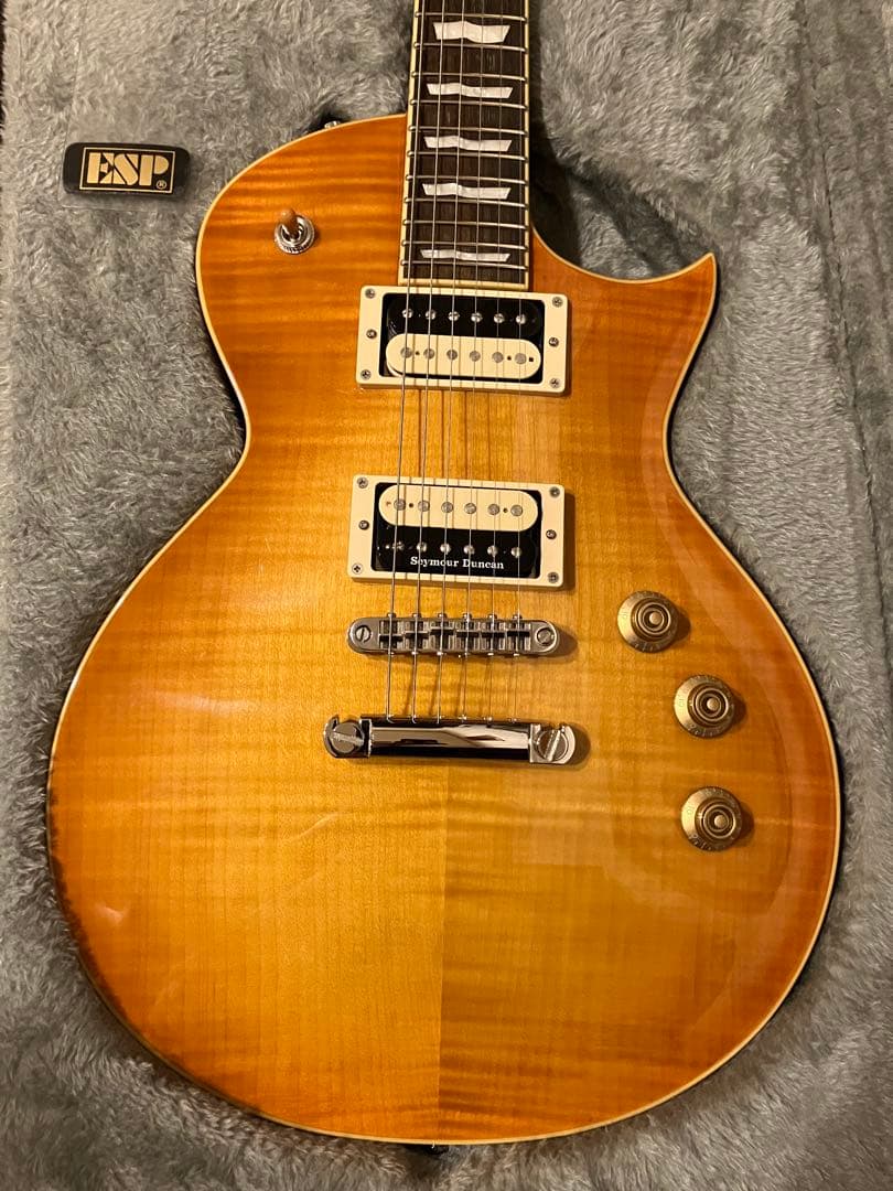 ギター ESP E-II EC FM/EMG Lemon Burst