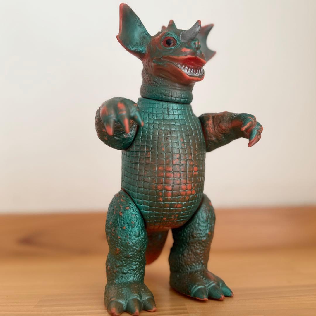 【クロロ】バラゴン1期 マルサン ソフビ 当時物