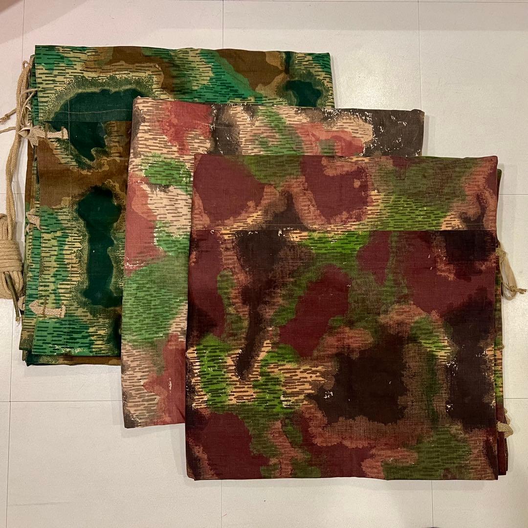 ３枚セット チェコスロバキア軍 軍幕 チェコ軍幕 テント キャンプ 実物 タープ