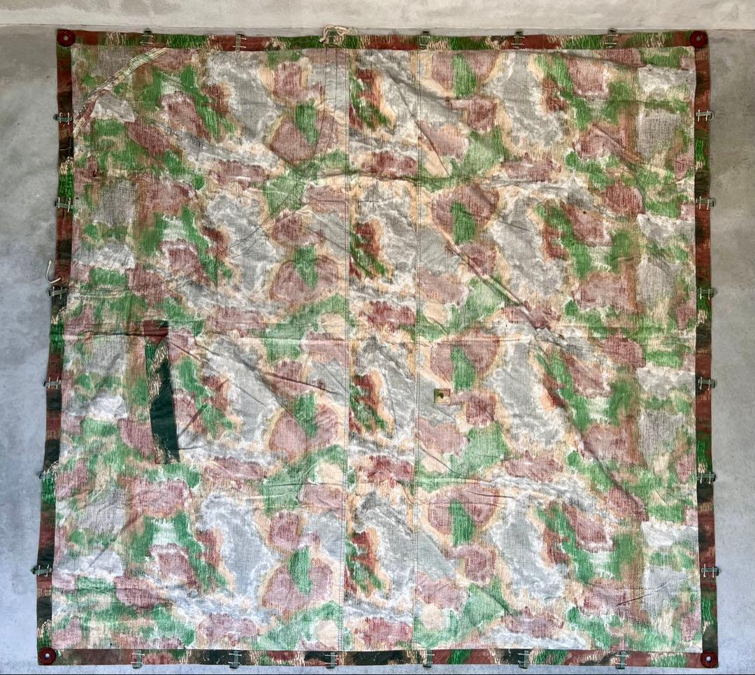 ３枚セット チェコスロバキア軍 軍幕 チェコ軍幕 テント キャンプ 実物 タープ