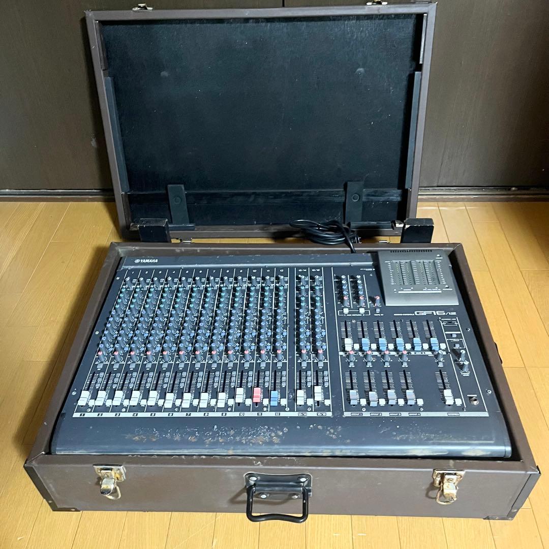 16chアナログミキサーYAMAHA GF16/12 キャリーケース付 ジャンク