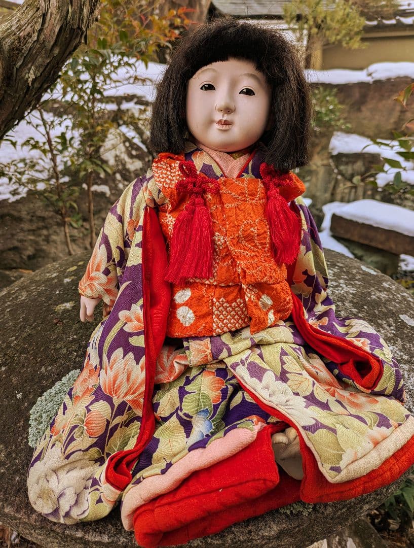 12号　昭和初期　戦前　作者不明市松人形　ビスクドール　ひな祭り