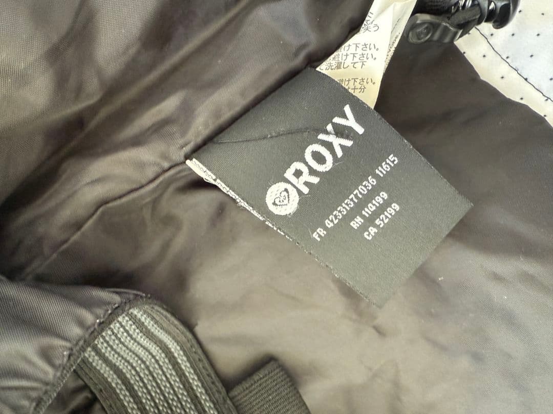 ROXY スキーウェア フード付き ドットパターン