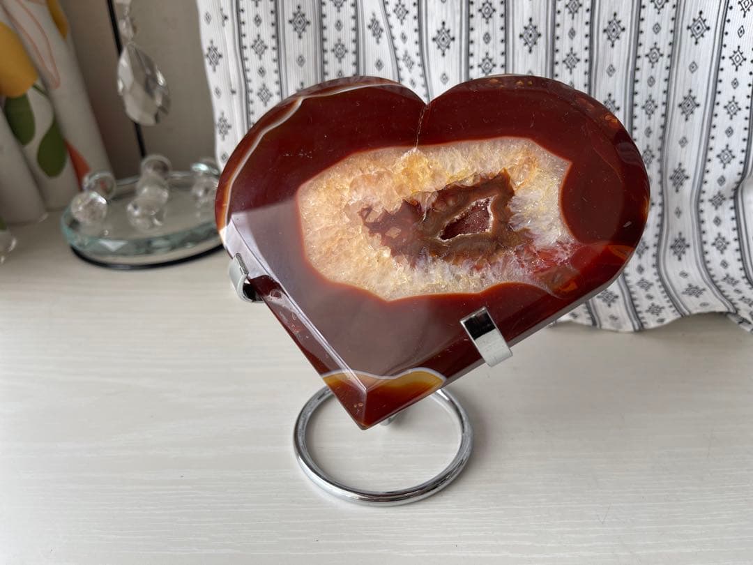 赤瑪瑙  ハート❤︎