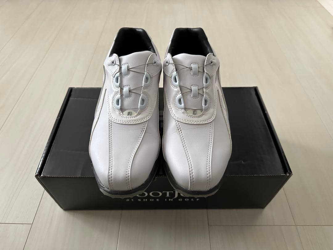 フットジョイ　ゴルフシューズ　スパイク　ホワイト