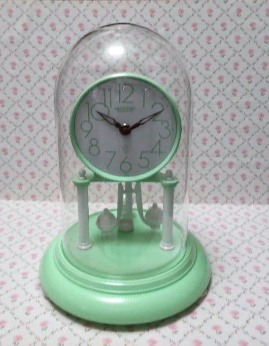 美品 ジャパンヴィンテージ 置時計 日本製 マスタークォーツ 未使用品 当時物