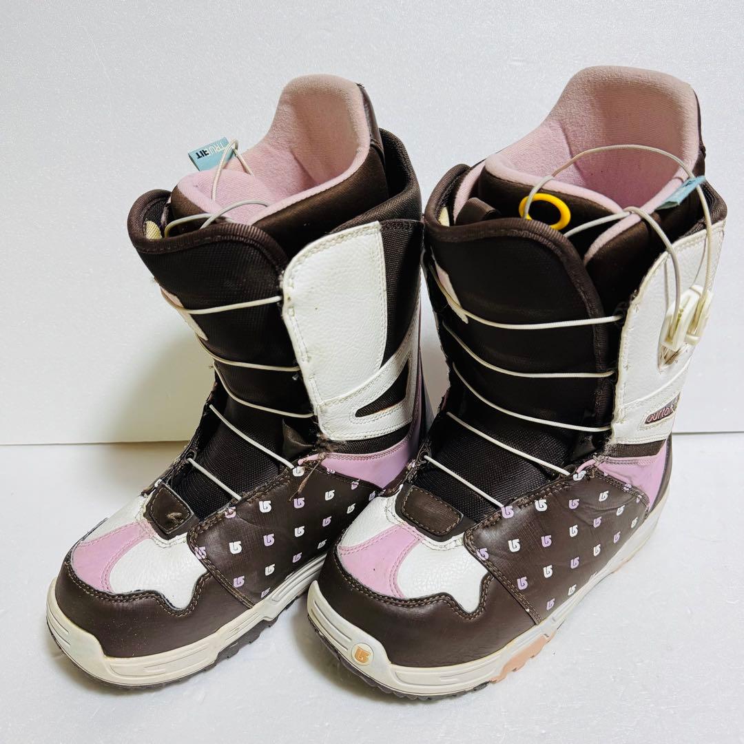 24.5cmバートンスノーボードブーツ(女性用) ブラウン/ピンク
