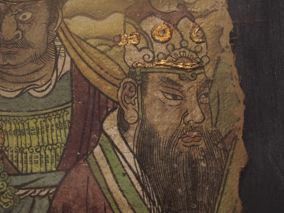 中国の壁画　戦時のもの　人物図　貴重 美术品 AK1940A7-2