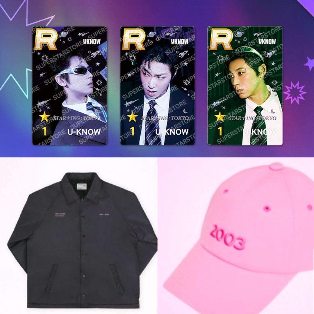 smtown ジャケット 東方神起 キャップ スシュエム トレカ ユノ ユンホ