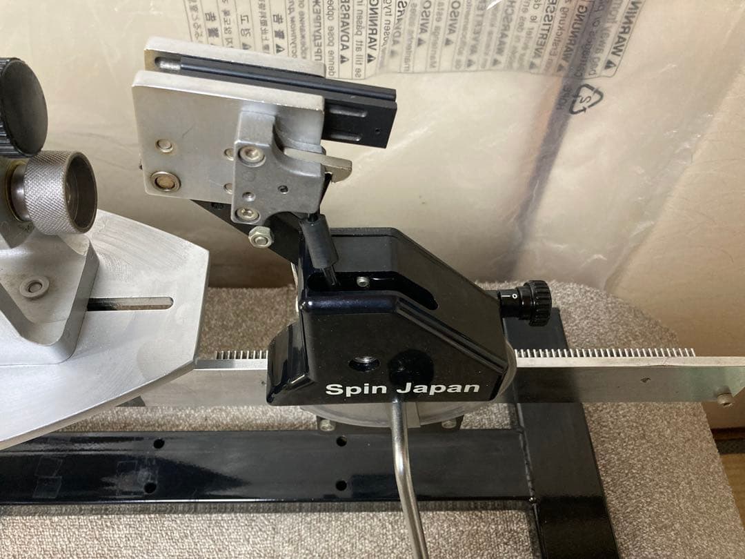 【ジャンク品】ガット張り機 ばね式　テニス・バドミントン　Spin Japan製