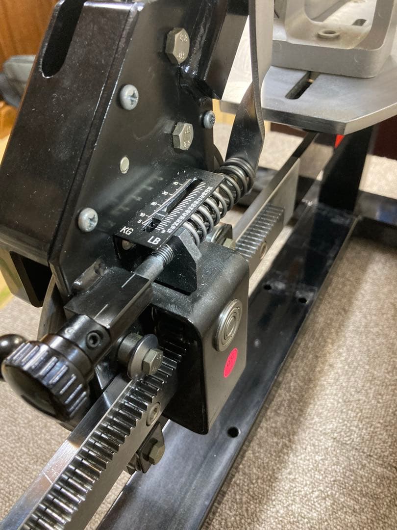 【ジャンク品】ガット張り機 ばね式　テニス・バドミントン　Spin Japan製