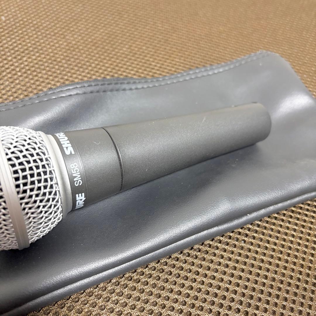 【美品】SHURE SM58 ダイナミックマイク 正規品 完品 シュア ゴッパ