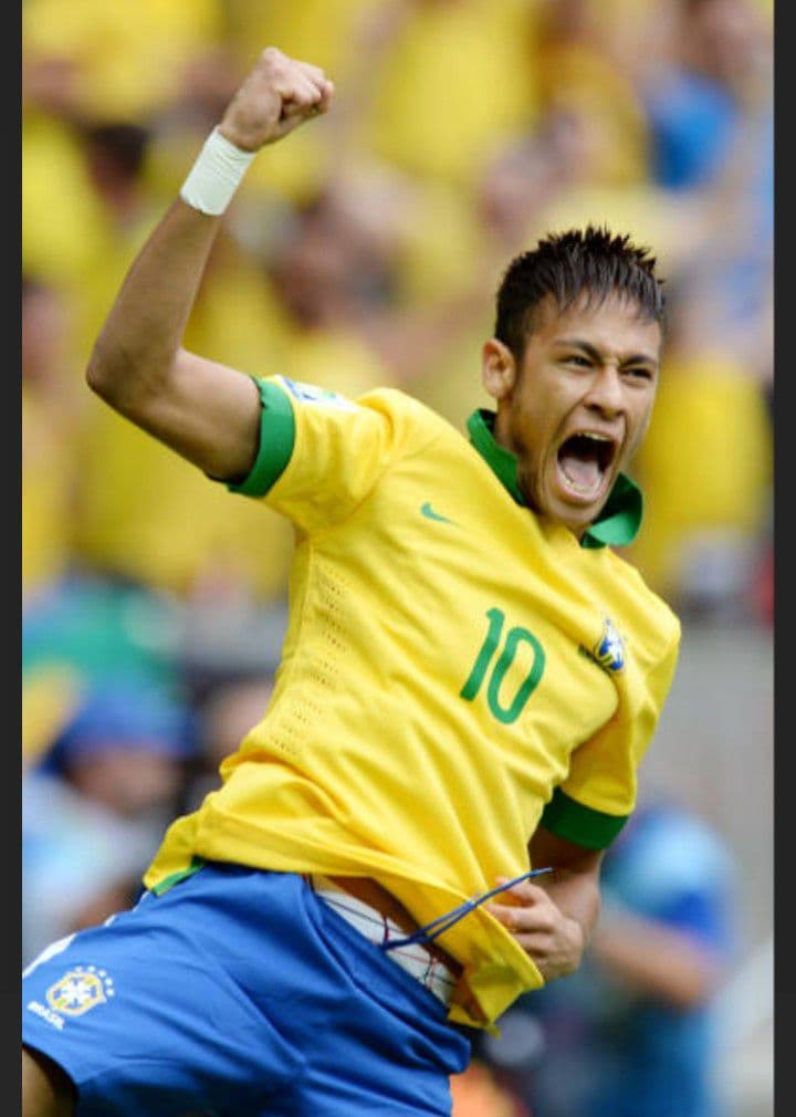 2013年　ブラジル代表　ネイマール　10番　コンフェデ　正規品　当時物　美品