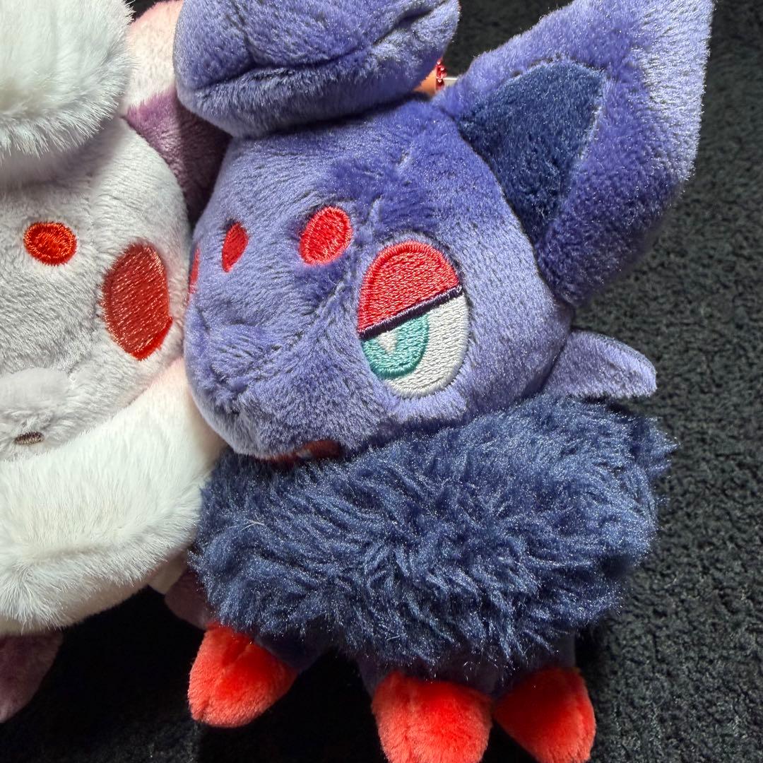 ポケモン　にたものどうし　ペアマスコット　ゾロア＆ヒスイゾロア　新品未使用タグ付