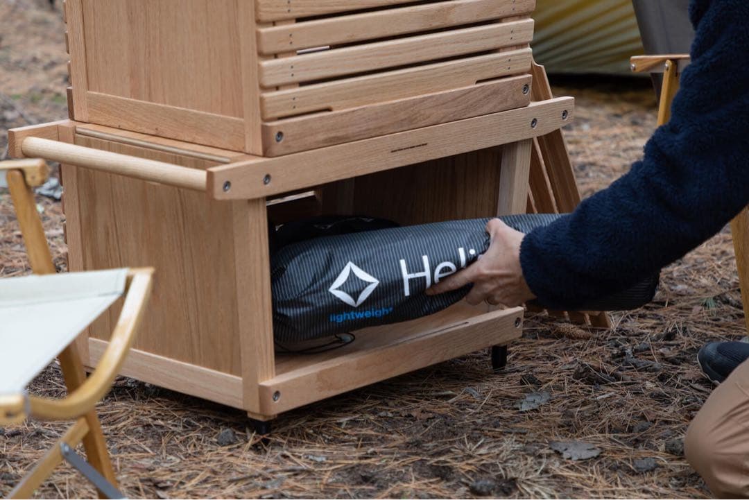 ikiki シェルコンMウォルナット ソリッドトップパネル　各2バーナーテーブル