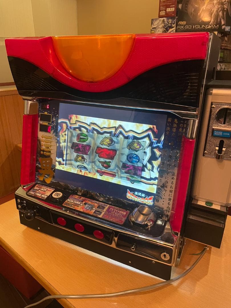 卓上パチスロ 鬼浜爆走愚連隊（銀座） 4号機 ゲーム機 動作良好