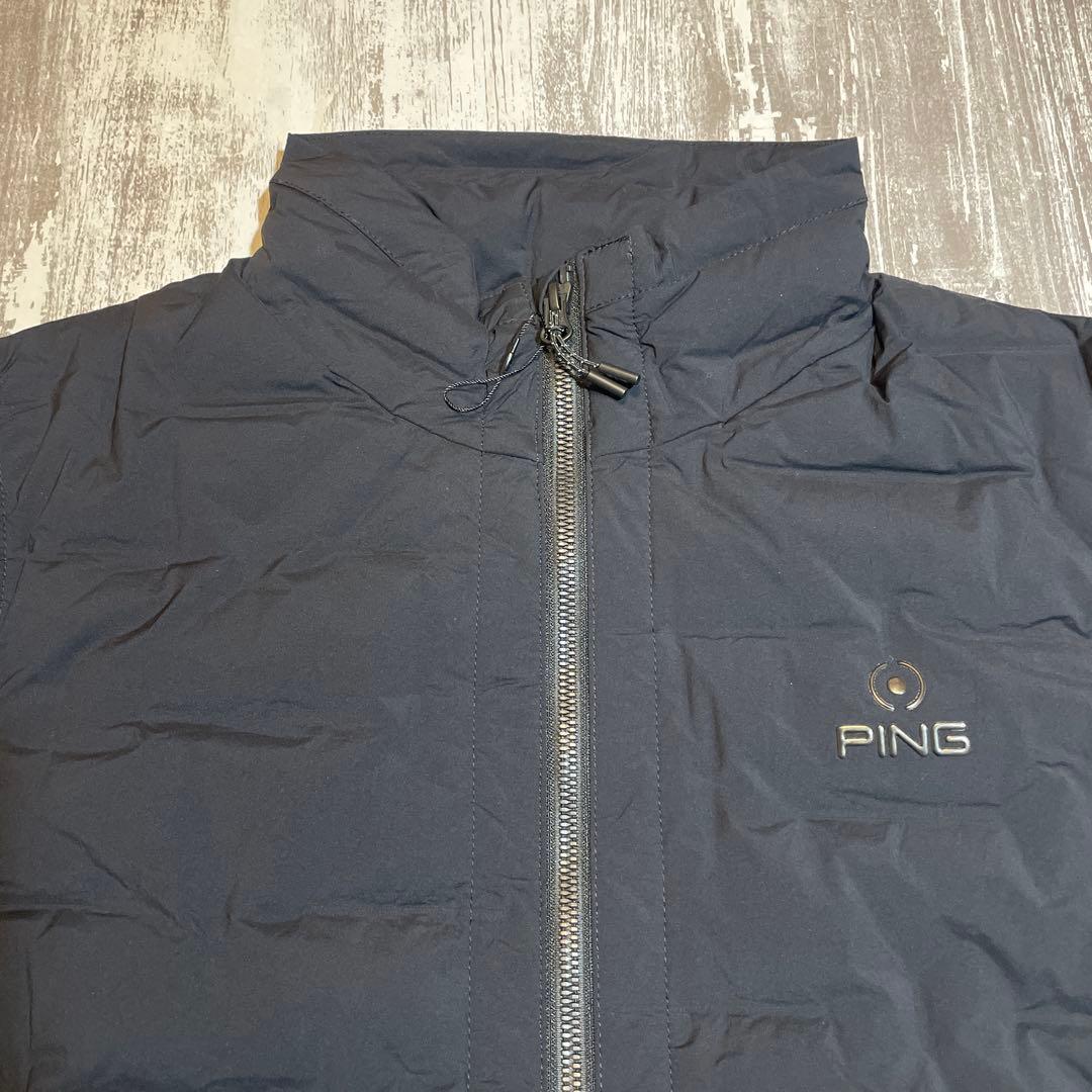 PING ピン　ゴルフウェア　フルジップ　ダウンブルゾン Sサイズ　ブラック