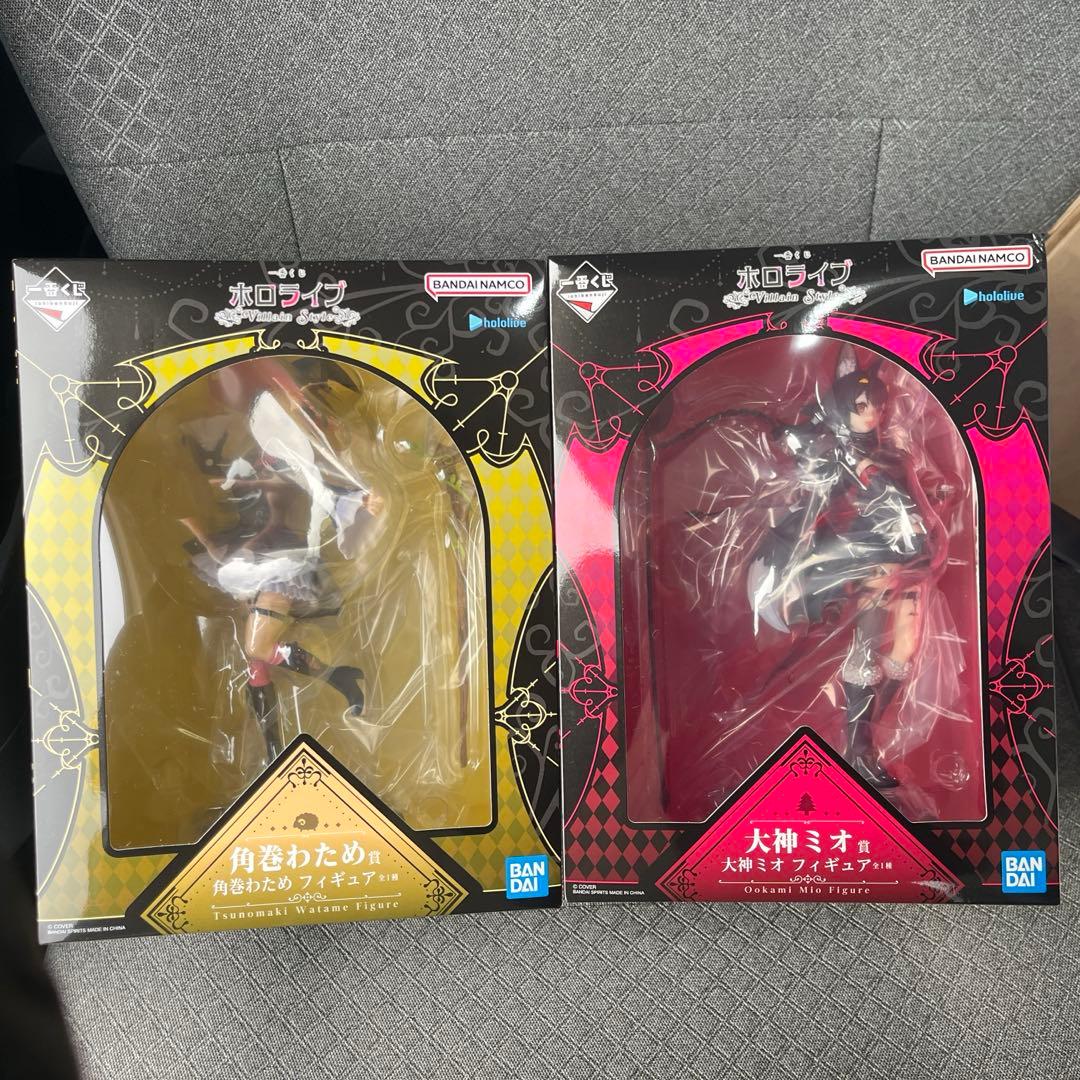 ホロライブ 一番くじ 大神ミオ 角巻わため フィギュア