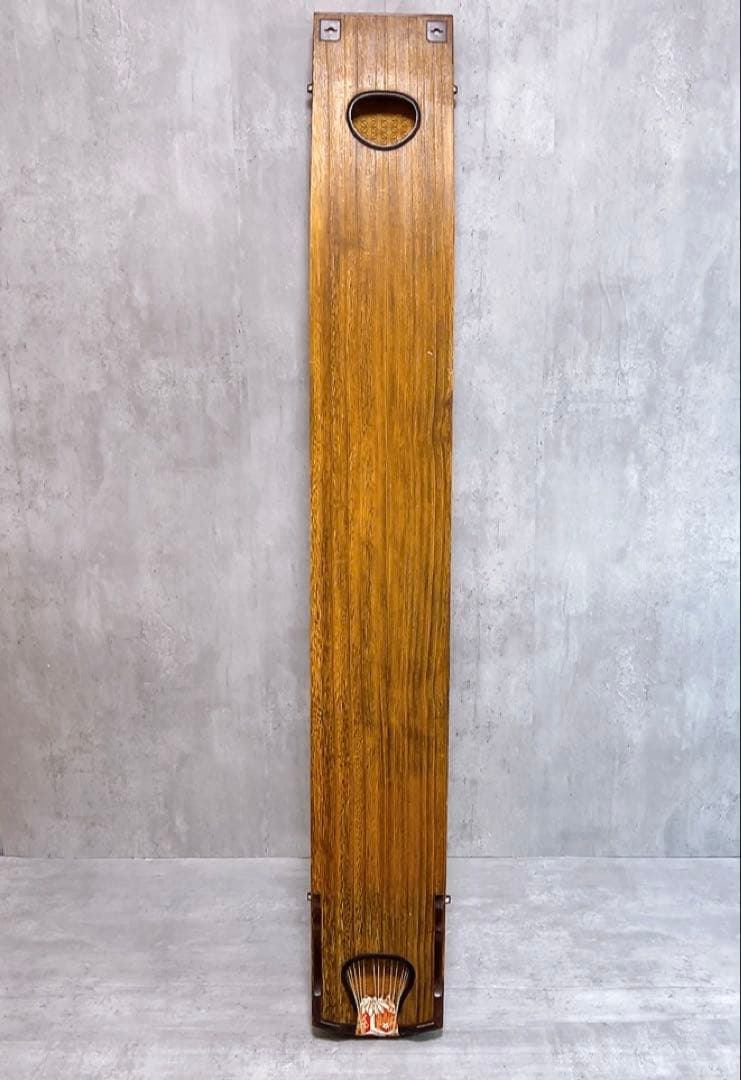 超希少! お琴　箏　麻型彫り　ダイヤモンド彫り　13弦　くり甲　高級素材　上角