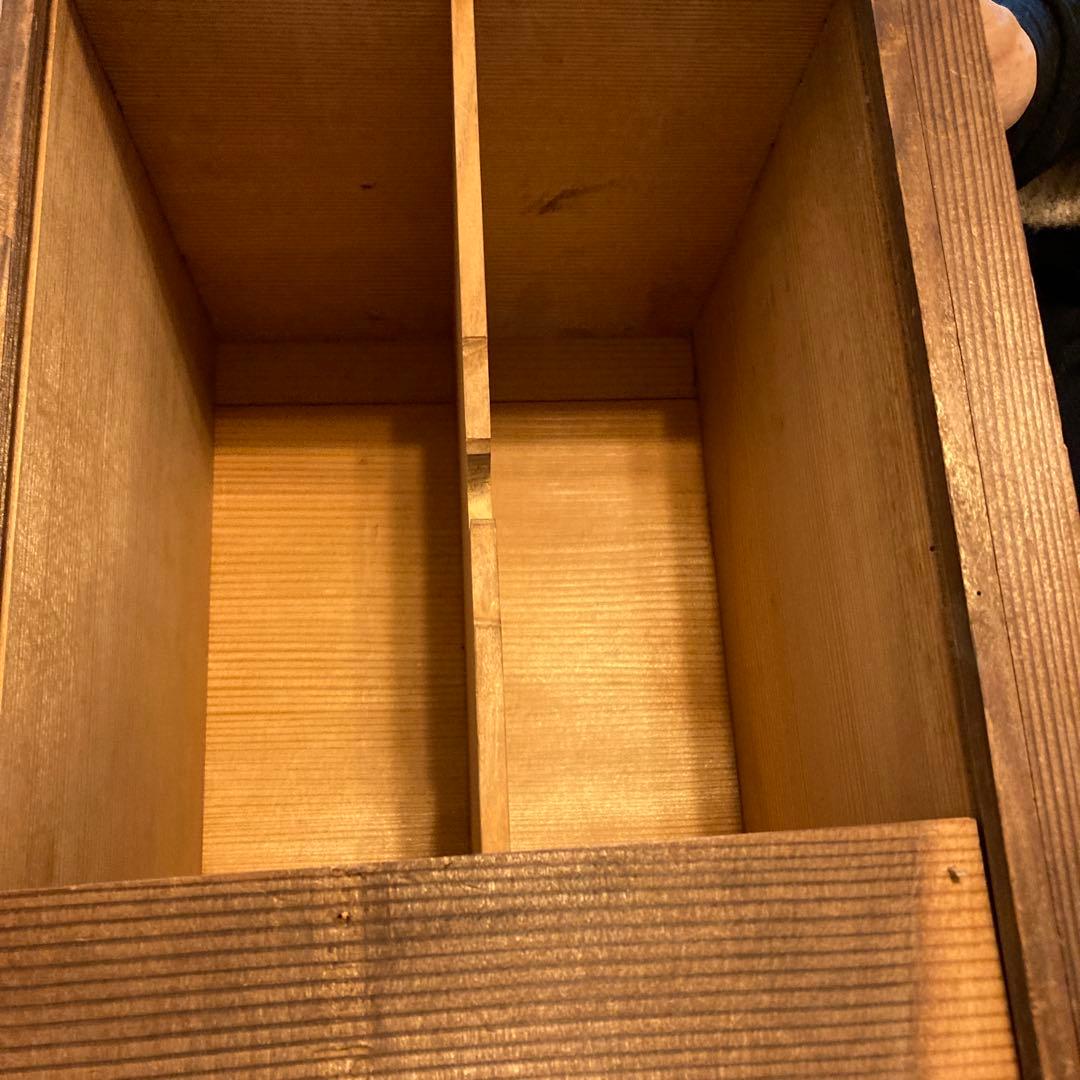 アンティーク漆器製赤色楕円鉢1個中型