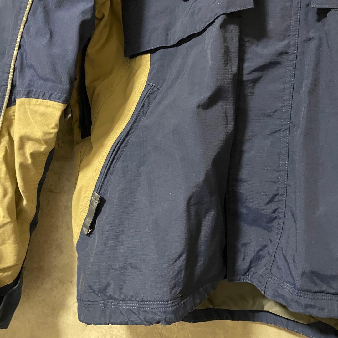 Burtonバートンスキーウェアスノーボードジャケットパーカー紺ネイビーベージュ