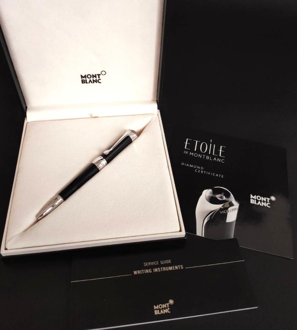 限定品 0.06ダイヤモンド　エトワール　ド　モンブラン プラチナ ボールペン