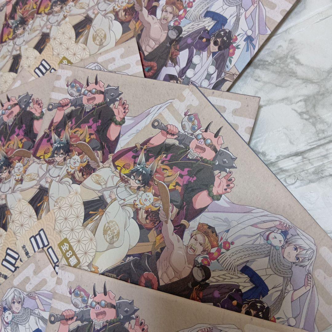 ドズル社　ミニ色紙　百鬼夜行　12コセット