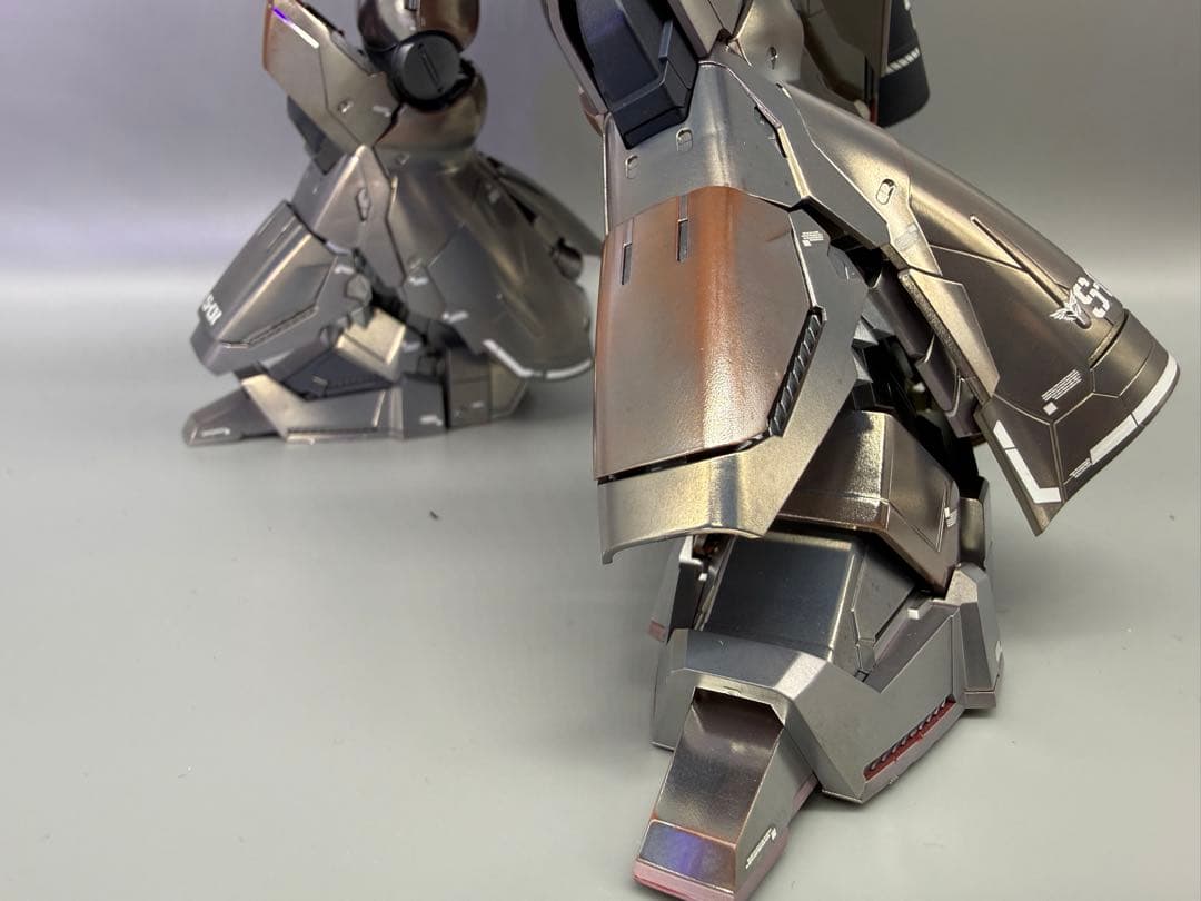 s*a様 ガンプラMG サザビー Ver.Ka 完成品 メタリック塗装仕上げ