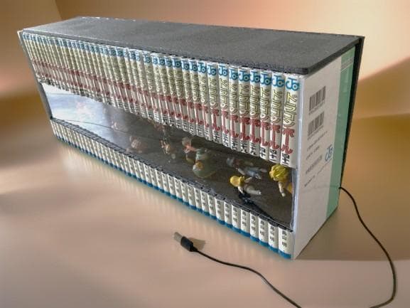 ドラゴンボール コミック 背表紙 フィギュア 24体＋LEDディスプレイケース