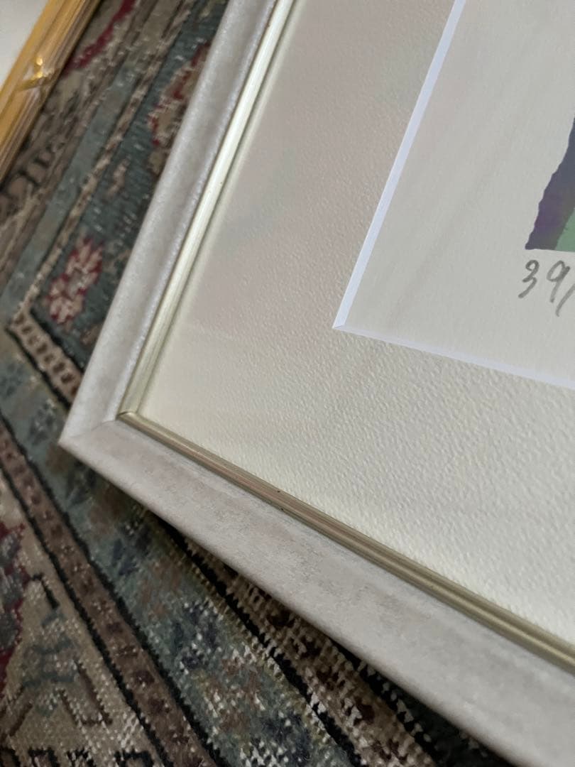 新品額　65枚限定　大きめサイズ　ジニー・キム　版画　直筆サイン　NO. 証明書