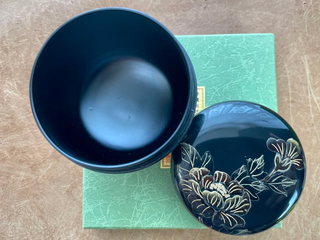 新品・希少　琉球漆器　高級　棗・茶杓・香合・太鼓・オマケ付き　プレミア価格