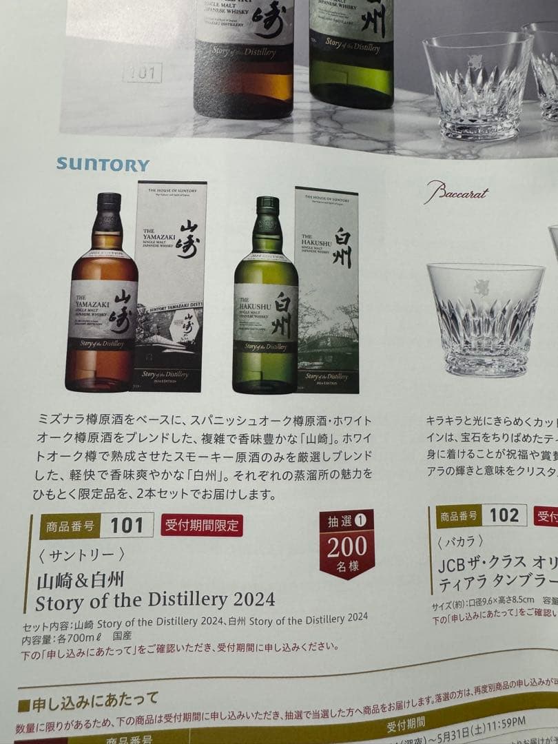山崎・白州 ストーリオブザディスティラリー2024