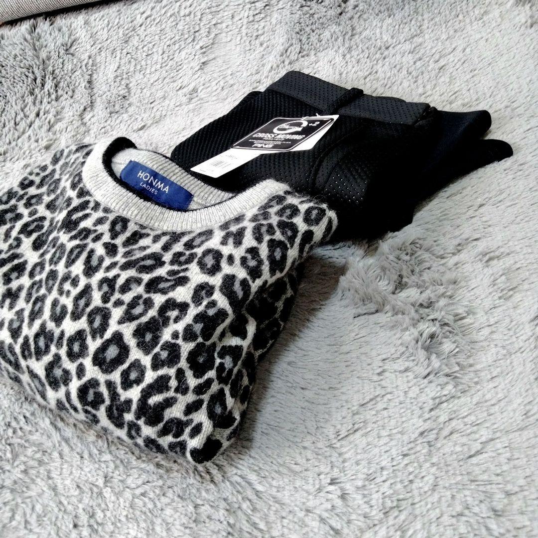 PING&HONMA♡レオパードニット&スカート♡S-M ゴルフスポーツ