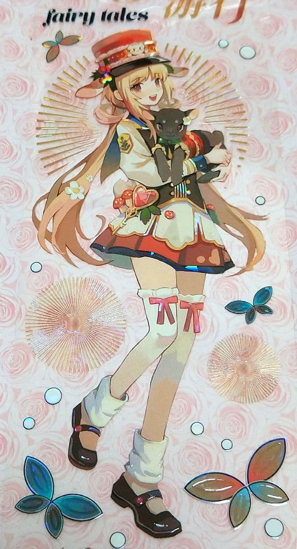 J604＃月光仪仗队(贝壳光)Menu切り売り海外人物マステ女の子