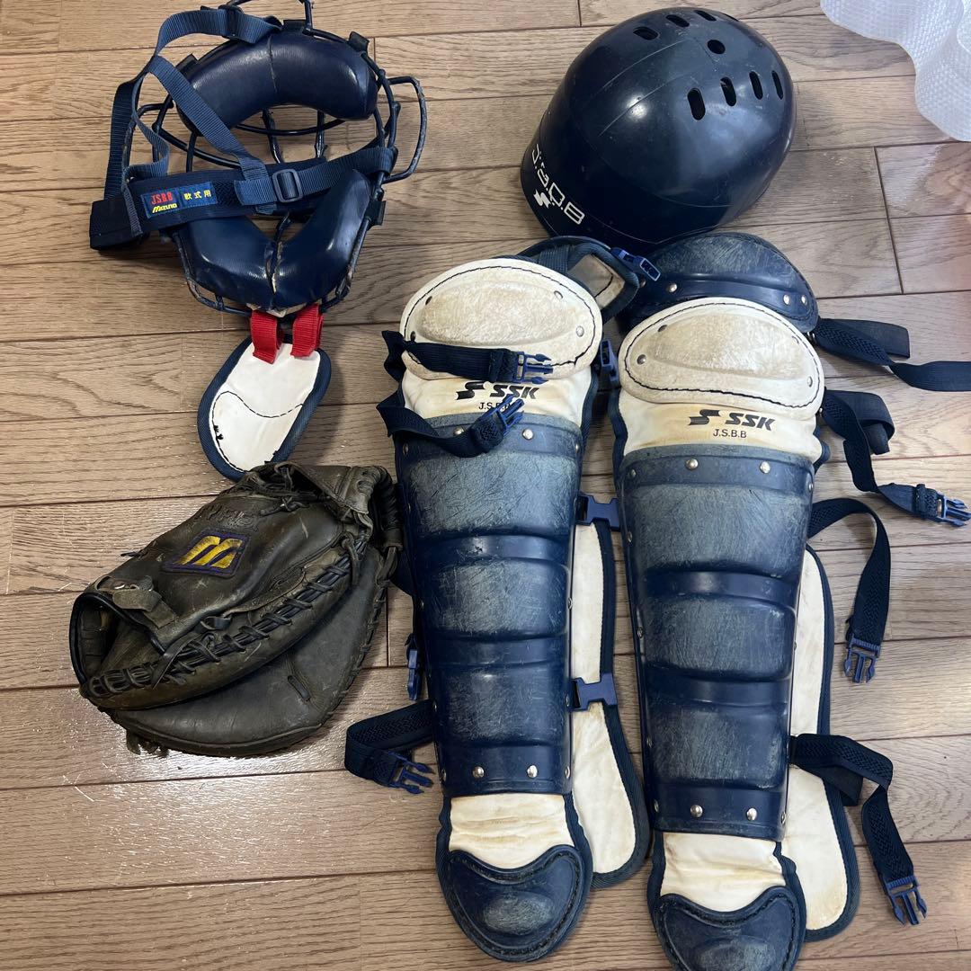 H*O様 SSK 軟式用　キャッチャー用具一式 ネイビー