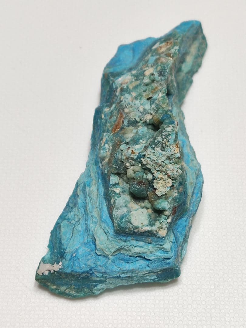 パワーストーン　天然石　ペルー産　ジェムシリカ　ブルーオパール　22g　N756