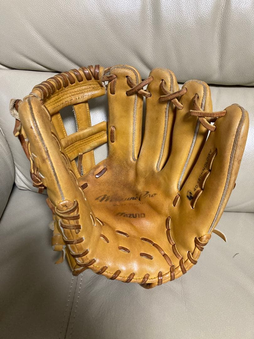 Mizuno ミズノプロ　硬式 ブラウン 4Dテクノロジー