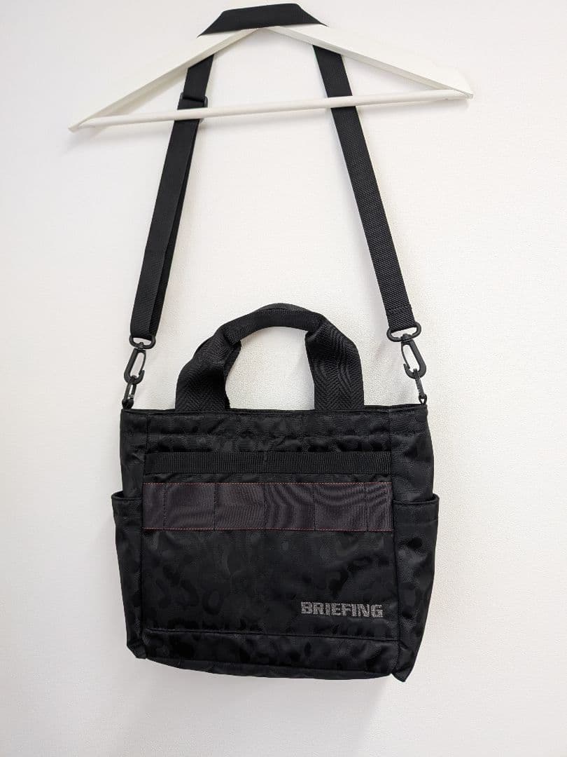 【美品】ブリーフィング ゴルフ カートバッグ 2WAY レオパード ジャガード