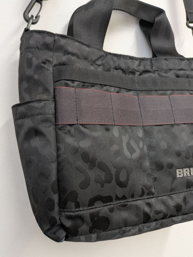 【美品】ブリーフィング ゴルフ カートバッグ 2WAY レオパード ジャガード