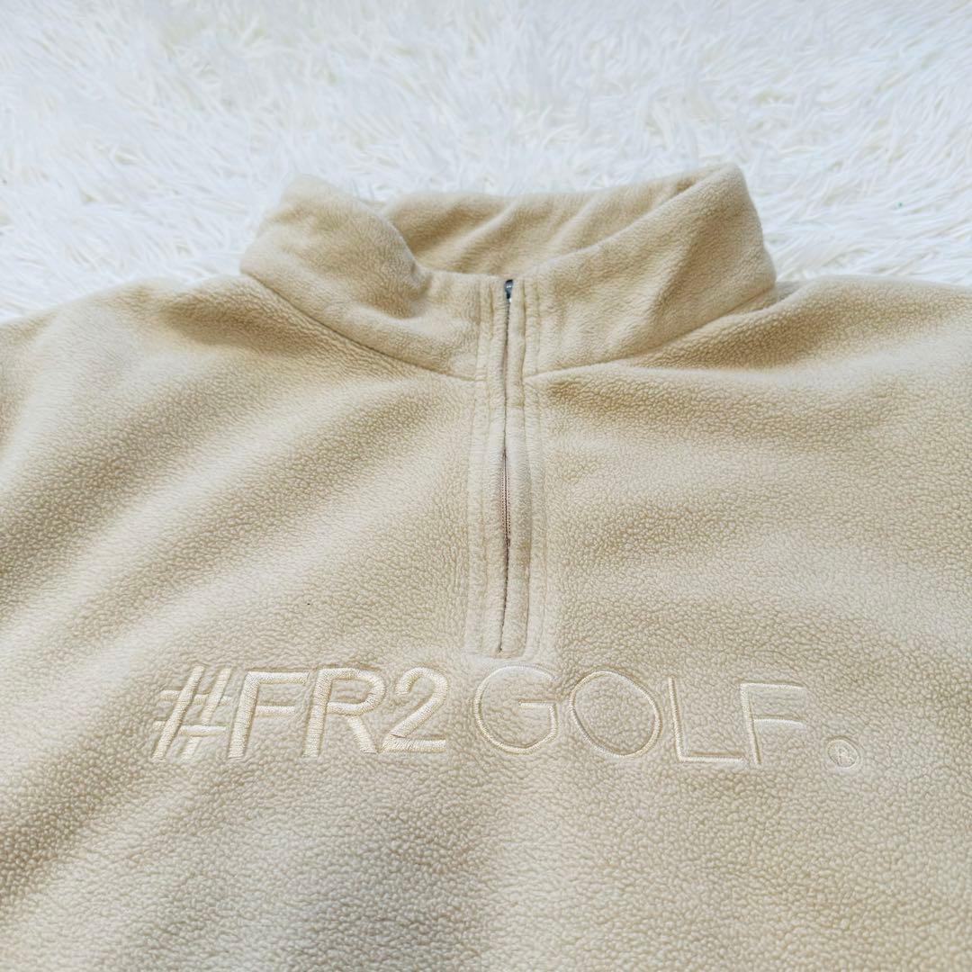 美品 FR2 GOLF エフアールツーゴルフ フリース L~XL メンズ 刺繍