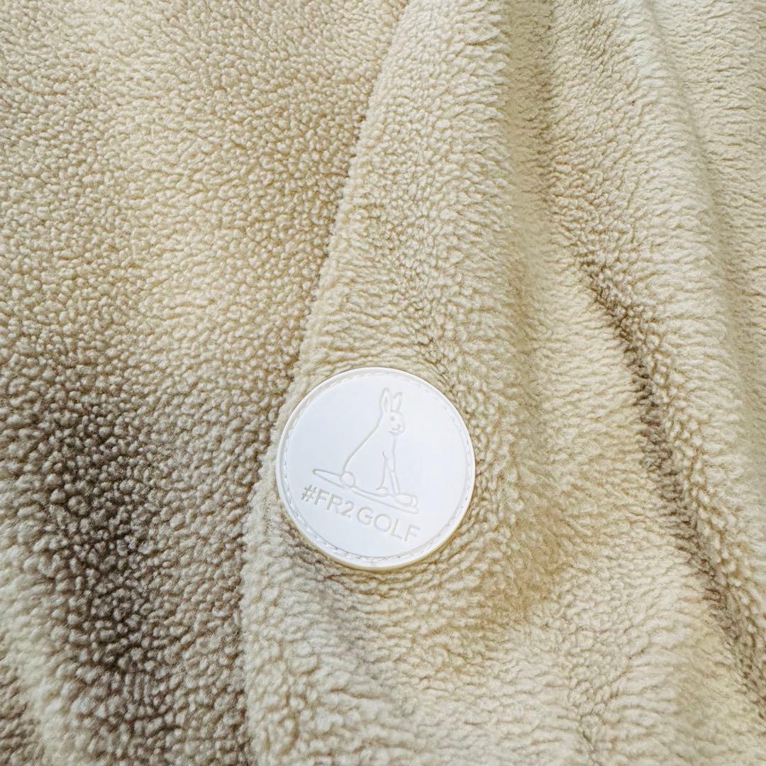美品 FR2 GOLF エフアールツーゴルフ フリース L~XL メンズ 刺繍